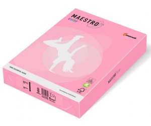 Krāsains papīrs IQ A4, 160g/㎡, 250 loksnes, PI25, Pink