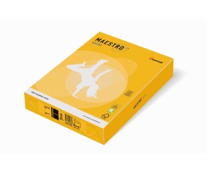 Krāsains papīrs IQ A4, 160g/㎡, 250 loksnes, SY40, Sun yellow