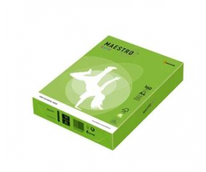 Krāsains papīrs IQ A4, 160g/㎡, 250 loksnes, MA42, Spring green