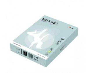 Krāsains papīrs IQ A4, 160g/㎡, 250 loksnes, BL29, blue