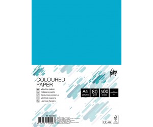 Koopiapaber College A4/80g/500L, järve sinine