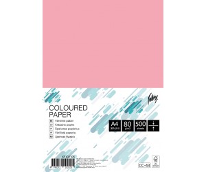 Krāsains papīrs College, A4, 80g/m², 500lpp/iep,  CC43 Pink