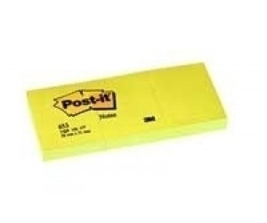*Līmlapiņas POST-IT, 38x51mm, 100lpp, 3gab/iep, dzeltenas *Līmlapiņas POST-IT, 38x51mm, 100lpp, 3gab/iep, dzeltenas