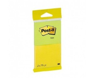 *Līmlapiņas POST-IT T6720-YG, 2krāsasx75lpp *Līmlapiņas POST-IT T6720-YG, 2krāsasx75lpp