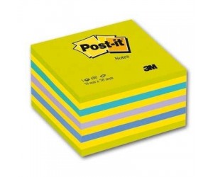 Līmlapiņu kubs POST-IT 450l 76x76 NEON zils-zaļš Līmlapiņu kubs POST-IT 450l 76x76 NEON zils-zaļš