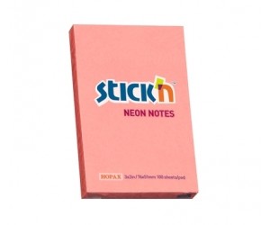 Līmlapiņas StickN 21162, 51x76mm, 100 lapas, rozā Līmlapiņas StickN 21162, 51x76mm, 100 lapas, rozā