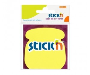 *Līmlapiņas StickN 21179, 50 lapas, tālruņa forma, neona dzeltenas *Līmlapiņas StickN 21179, 50 lapas, tālruņa forma, neona dzeltenas