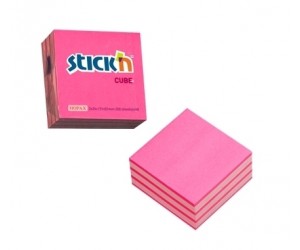 Līmlapiņu kubs StickN Two colors 21338, 51x51mm, 250 lapas, rozā asorti Līmlapiņu kubs StickN Two colors 21338, 51x51mm, 250 lapas, rozā asorti