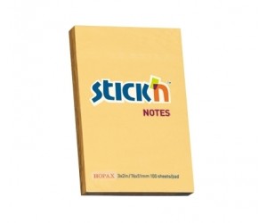 Līmlapiņas StickN 21390 51x76mm, 100 lapas, oranžas Līmlapiņas StickN 21390 51x76mm, 100 lapas, oranžas