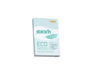 Līmlapiņas StickN 21743 Eco 76x51mm, zils Līmlapiņas StickN 21743 Eco 76x51mm, zils