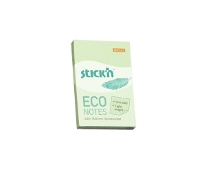 Līmlapiņas StickN 21744 Eco, 76x51mm, zaļas Līmlapiņas StickN 21744 Eco, 76x51mm, zaļas
