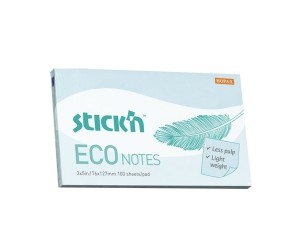 Līmlapiņas StickN 21751 Eco 76x127mm, 100 lapas, zilā krāsā Līmlapiņas StickN 21751 Eco 76x127mm, 100 lapas, zilā krāsā