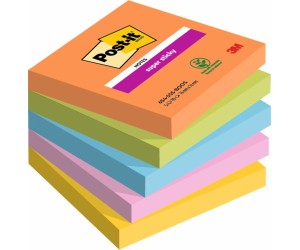 Märkmepaber 3M Post-it® Super Sticky Boost 76mmx76mm 5tk/pk 90L Märkmepaber 3M Post-it® Super Sticky Boost 76mmx76mm 5tk/pk 90L
