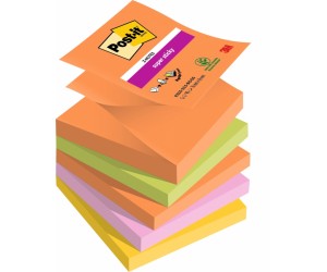 Līmlapiņas-Z 3M Post-it® Super Sticky Boost, 76mmx76mm, 5krāsas/iep, 90lpp Līmlapiņas-Z 3M Post-it® Super Sticky Boost, 76mmx76mm, 5krāsas/iep, 90lpp