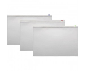 *Mape-aploksne ar rāvējslēdzēju Attomex A4, 0.11mic, caurspīdīga, asorti