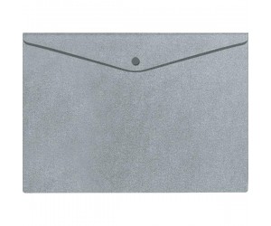 *Mape-aploksne ar pogu deVente Glitter Shine, A4 (320x230mm), 0.35 mm, sudraba