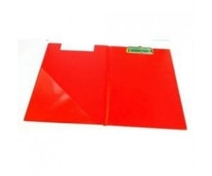 Planšete ar vāku Panta Plast A4, koši sarkana