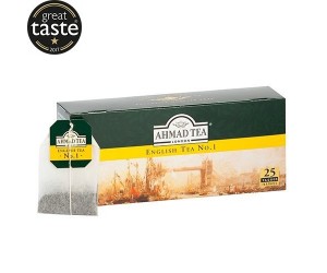 Melnā tēja Ahmad Tea English No.1, 25 gab.x2g