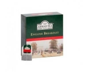 Melnā tēja Ahmad Tea English Breakfast, 100gabx2gr