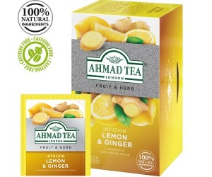 Zāļu tēja Ahmad Alu Citron&ingvers, 20gabx1.8gr