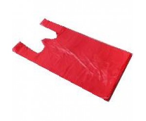 Maisiņi HDPE, 300x160x550mm, 12my, 100gab/iep, sarkani