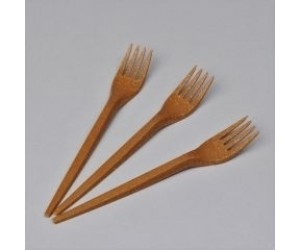 Daudzreizlietojamās dakšas 17cm, kokšķiedras, 20gab Daudzreizlietojamās dakšas 17cm, kokšķiedras, 20gab