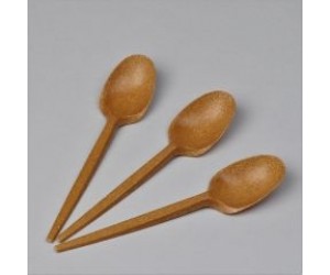 Daudzreizlietojamās karotes 17cm, kokšķiedras, 20 gab Daudzreizlietojamās karotes 17cm, kokšķiedras, 20 gab