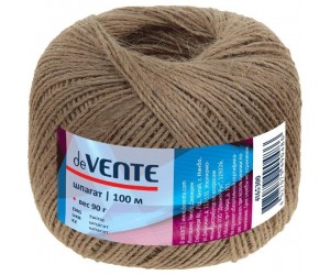 Džutas aukla deVente, Ø1.5mm, 100m, brūna