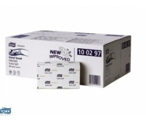 Papīra salvetes Tork 100297 Multifold Premium Extra Soft H2, 2 slāņi, baltas, 100 salvetes