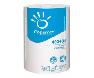 Papīra dvielis Papernet 402406, 69m, 2kārtas, 1rullis, balts