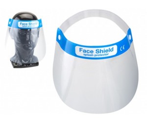 *Sejas aizsargvairogs, 22cm x 33cm, plastmasas, caurspīdīgs *Sejas aizsargvairogs, 22cm x 33cm, plastmasas, caurspīdīgs