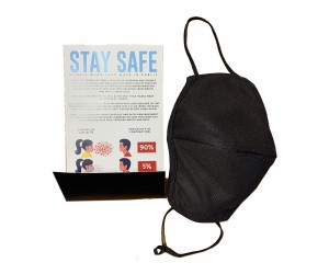 Atkārtoti lietojama auduma sejas aizsargmaska, M izmērs, 1gab, melna Atkārtoti lietojama auduma sejas aizsargmaska, M izmērs, 1gab, melna