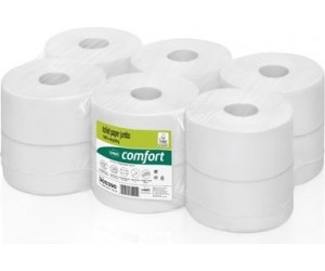 Tualetes papīrs Wepa Comfort 305390, 2 slāņi, balts, 150m, 12 ruļļi Tualetes papīrs Wepa Comfort 305390, 2 slāņi, balts, 150m, 12 ruļļi