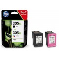 Tintes kārtridžs HP Nr. 305XL (6ZA94AE) Multipack
