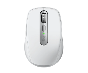 Logitech MX Anywhere 3S Mouse - RF Wireless + Bluetooth, Laser, 8000 DPI, Pale Grey (White Logitech MX Anywhere 3S Mouse - RF Wireless + Bluetooth, Laser, 8000 DPI, Pale Grey (White