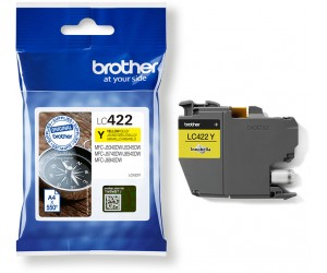 Tintes kārtridžs Brother LC422Y