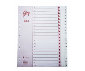 Plastikāta sadalītājs College Maxi A4+, A-Z Plastikāta sadalītājs College Maxi A4+, A-Z