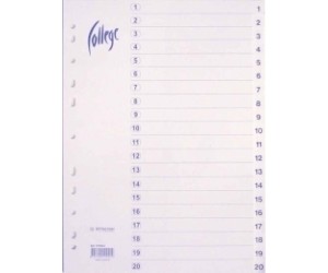 Kartona sadalītājs College A4, 1-20 Kartona sadalītājs College A4, 1-20